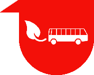 Bus with leaf symbol